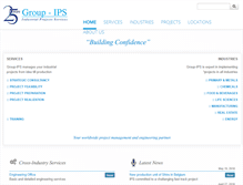 Tablet Screenshot of group-ips.com